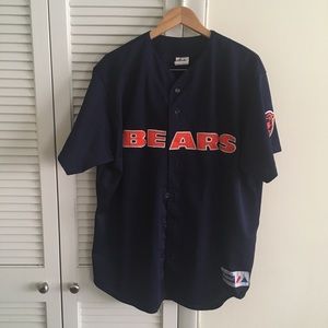 chicago bears baseball jersey